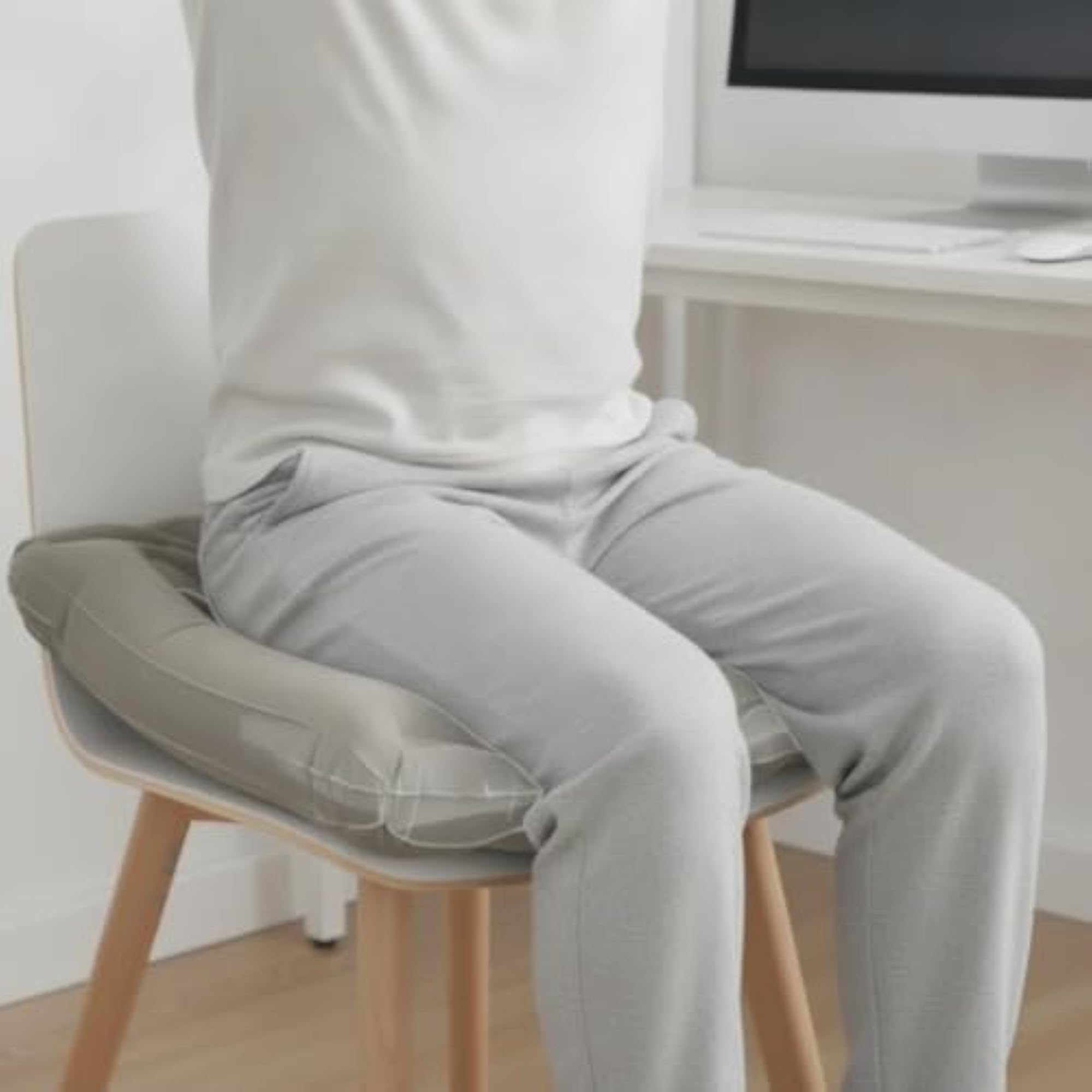 Lightweight Inflatable Seat Cushion, Portable Design
