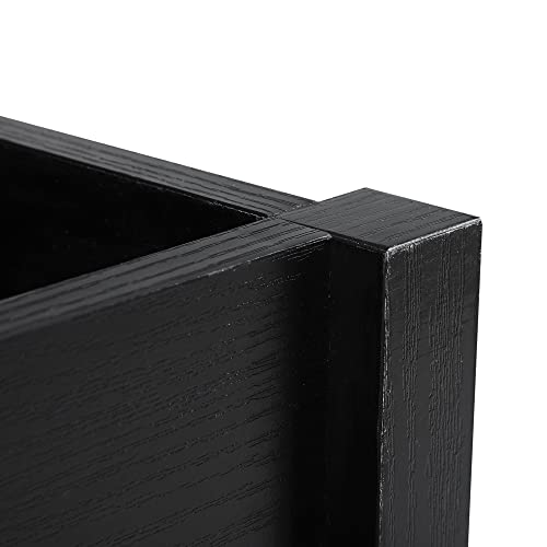 Homcom 39" Modern Lift Top Coffee Table Desk With Hidden Storage Compartment For Living Room, Black Woodgrain #TOP6