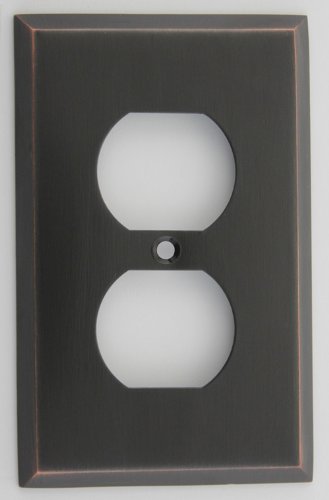 Classic Accents Oil Rubbed Bronze 1 Gang Duplex(outlet) Wall Plate