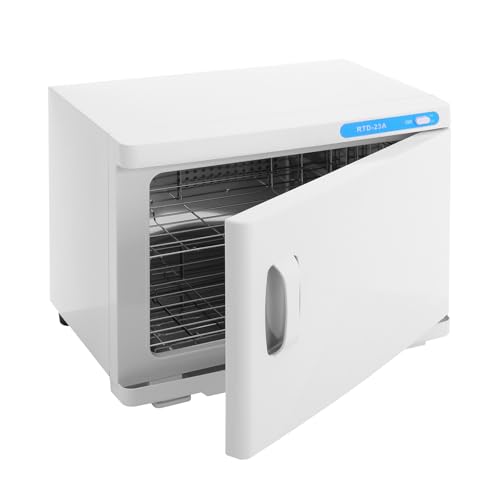 chennnls Sèche-serviettes électrique 23 l - Désinfection et chauffage jusqu'à 70 °C - Chauffe-serviettes robuste en acier inoxydable pour spa et salon -...