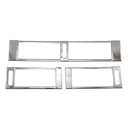 IKOCHI Kit de ventilación aérea del coche Marco de decoración de ventilación aérea compatible con Mercedes Benz W124 1986-1994 CROMO Styling