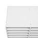 27 Slots Literature Organizer, Desktop Paper Storage Cabinet Mail Organizer, White Compartments Classroom Mailbox, Student Mailboxes for Classroom, Desktop File Sorter for Office (White, 27 Slots)
