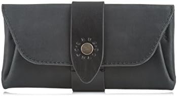 Leather wallet by Kruk Garage Mens wallet Card holder Money clip Black leather wallet Travel wallet Belt bag Minimalist wallet Large wallet