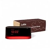Loftie Smart Alarm Clock - Bluetooth Speaker, Sound Machine, Custom Alarms, Wellness Content, White Noise, Nature Sounds, Nightlight, and Blackout Mode for Relaxing Nights and Mornings (Red Shell)