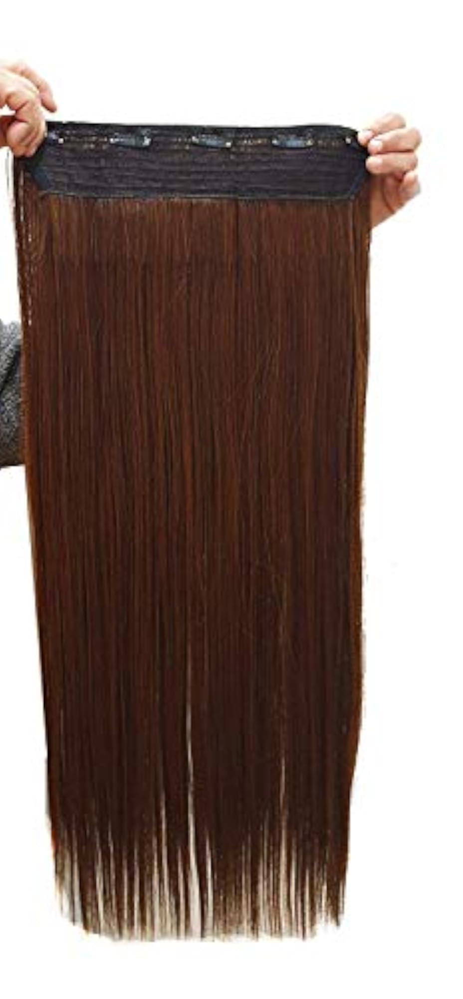5 Clips Heat Resistant Long 28 Inch Natural Hair Extension