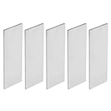 PATIKIL 12L14-Stahl für die Messerherstellung, 5er-Pack 4 x 1-1/2 x 1/8 warmgewalzter Flachstahl Stahlblech für DIY-Blech, professionelle und Hobbynutzung.