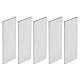 PATIKIL 12L14-Stahl für die Messerherstellung, 5er-Pack 4 x 1-1/2 x 1/8 warmgewalzter Flachstahl Stahlblech für DIY-Blech, professionelle und Hobbynutzung.