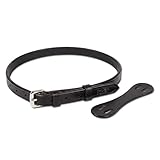 Hunters Saddlery Flash Noseband Strap Attacco con Convertitore Compatibile con Briglie in Pelle Inglese Cob Full Horse (nero)