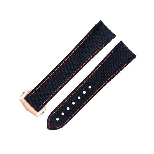 Bracelet De Ville nylon gris 20mm bout courbé anti irritation