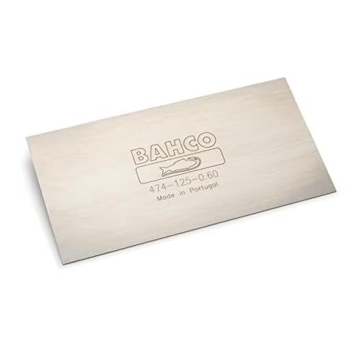 Bahco 474-125-0.60, Rasqueta de Carpintero, 125 x 0.6 mm