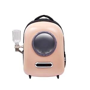 Cat Rugzak, 17 lb (ongeveer 8 kg) hondenriem, hondentas, huisdierrugzak, geschikt voor kleine en middelgrote katten en honden,Pink