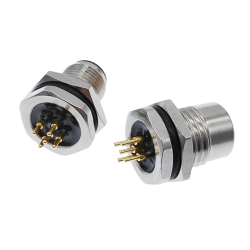 Conector M12 de tornillo y 4 pines para un montaje seguro en panel 4