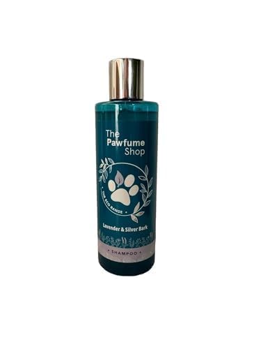 The Pawfume Shop Dog Fragrance Shampoo | Luxury Grooming for Canines with Lavender & Silver Bark Scent | Natural Ingredients for a Pristine Coat | Sustainable and Vegan-Friendly - 250ml