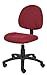 BOSS Office Products Perfect Posture Delux Fabric Task Chair Without Arms in Burgundy (B315-BY)