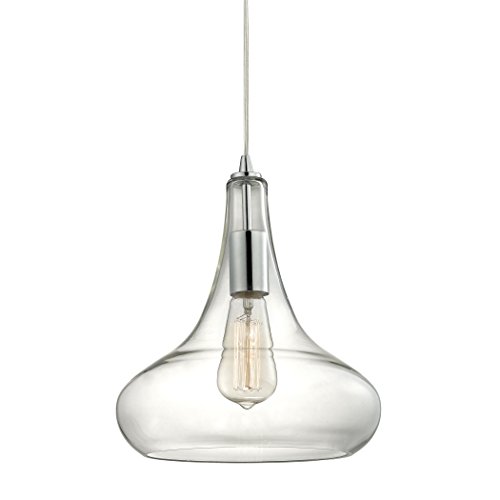 Big Sale ELK Lighting 10422/1 Ceiling-Pendant-fixtures, 12 x 10 x 10, Chrome,12 x 10 x 10"