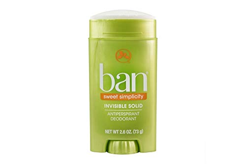 Desodorante Antitranspirante Sólido Ban Sweet Simplicity, Branco, Miami, 73 g