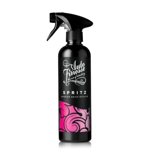 Auto Finesse Spritz Interior Detailer - 500ml | Anti-Static & UV Protection | Matte Finish Dashboard Cleaner | Vanilla Scent | UK Made