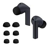 kwmobile 6x Auricolari di ricambio compatibile con Samsung Galaxy Buds 3 FE Gommini sostitutivi in Silicone - 3 Misure - nero