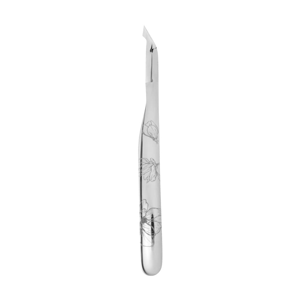 STALEKS Pro - Tronchesina Professionale per Pelle Cuticole (Lunghezza Lama - 5mm) (Design: Fior di Magnolia) Exclusive 20, NX-20-5m