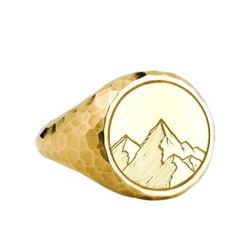 Bague montagne en argent 925 de haute joaillerie pour homme et femme
