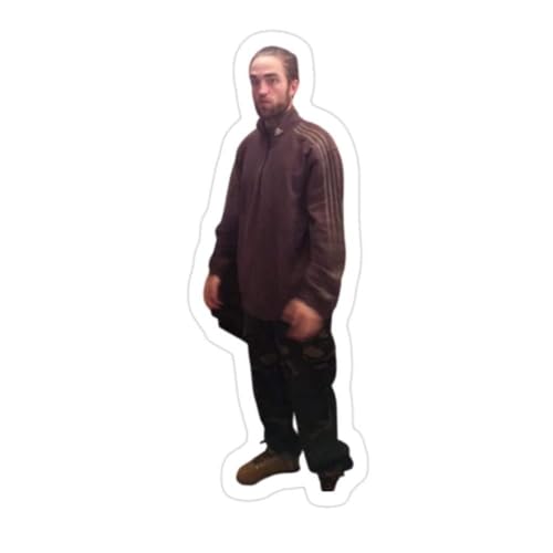 Robert Patinson Pattinson Kitchen Tracksuit Meme Die-Cut Stickers Decals for