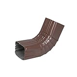 Amerimax Home Products 2526419 Gutter Front Elbow, Two-by-Three, Brown