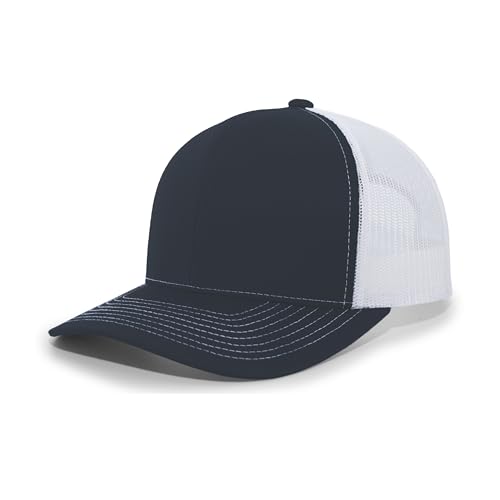 Image of Pacific Headwear Contrast Stitch Trucker Snapback