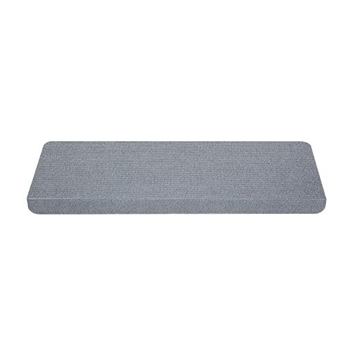 Gr8 Home Set of 15 Piece Non Slip Rectangular Carpet Stair Treads Mats Floor Mat Protection Cover Step Staircase Pads Grey - Image 6