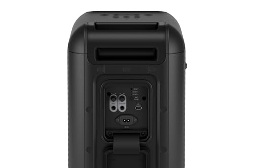 LG xboom DXL7T, rollbarer Bluetooth-Lautsprecher (250 W, Karaoke- & DJ-Funktionen, Beleuchtung), Schwarz [Modelljahr 2024]