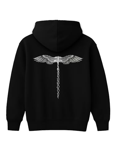 Image of Mens Printed Hoodie for Men Premium Casual Sweatshirt Man, Branded and Comfort Stylish Hoodies for Men Regular Fit Stylish Wear