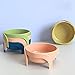 Pjeghbvop Elevated Bowls Small Dog Raised Food Feeding Dish 5.5in Wide Water Bowl with Stand for Cats Puppy Dogs Food Elevated Whisker-Friendly Wide Raised Dog with Stand for Small Dogs
