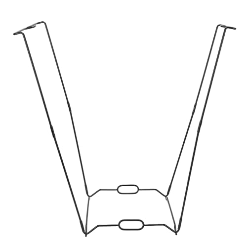 Soporte para bolsa de basura de acero inoxidable plegable de 13 galones