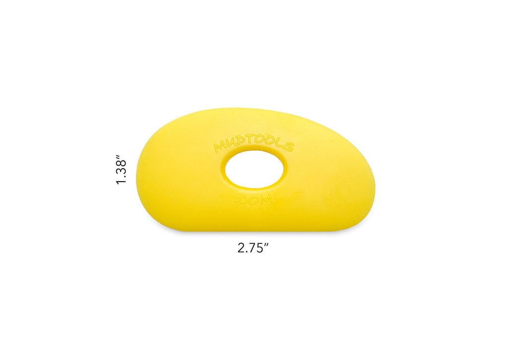 Mudtools Polymer Yellow Rib Shape 0 - Y0