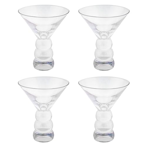 Karma Gifts, Lexi Martini Glass Clear Set Of Four by Karma - Used condition - US$38.44