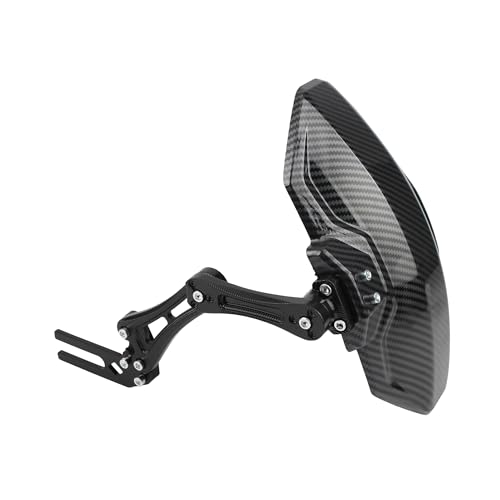 Motorbike Rear Mudguard: Top Durable Splash Guards for Ultimate Protection 3 ABCERRSI Motorcycle Wheel Rear Mudguard,Fender Rear Cover Compatible with Universal Motorbikes Scooter Extender Accessories-Black
