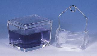 Slide Rack Only - Rectangular Staining Dish with Glass Cover, Wheaton - Model 900204 - Each