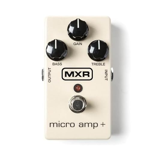 MXR M233 Micro Amp + Guitar Effects Pedal