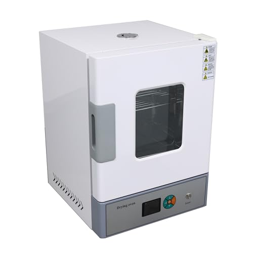 HQHAOTWU Digital Forced Air Convection Drying Oven Lab Heat Treat Oven Electric Blast Drying Oven 45L Inner Chamber Volume Fan Speed Adjustable 1KW