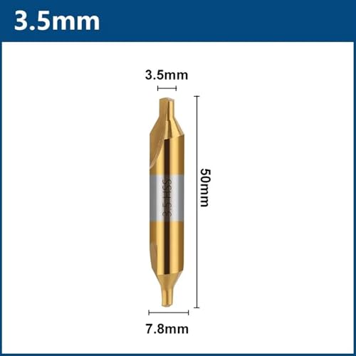 Foret à centrer HSS 60 degrés 3.5mm fraise angle foret combiné métal
