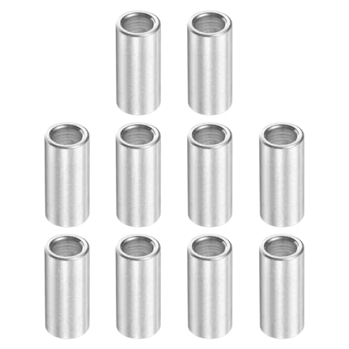 uxcell 10 entretoises aluminium 3/8" OD 1/4" ID 13/16" entretoise vis inox
