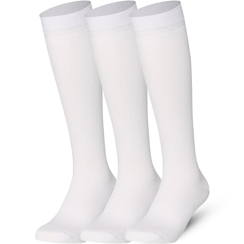 Mysocks 3 Pairs Plain Calzini unisex bianca