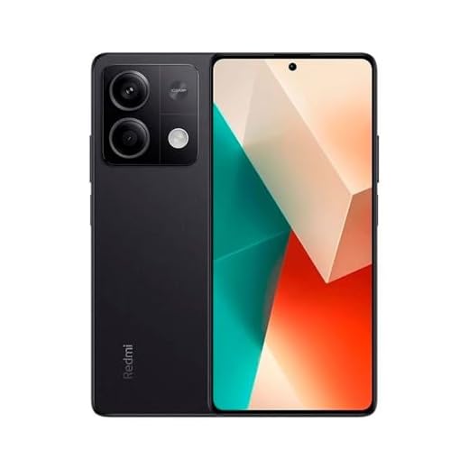 小米红米 Note 13 5G - 智能手机 6GB RAM 128GB ROM，6.67 英寸显示屏 120Hz FHD+，108MP 专业相机，5000Mah，黑色 [全球版]
