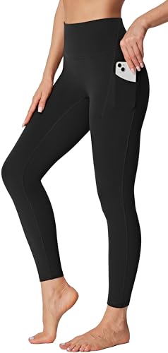 Heathyoga Buttery Soft Leggings with Pockets for Women High Waisted Leggings for Women Tummy Control Yoga Pants 25