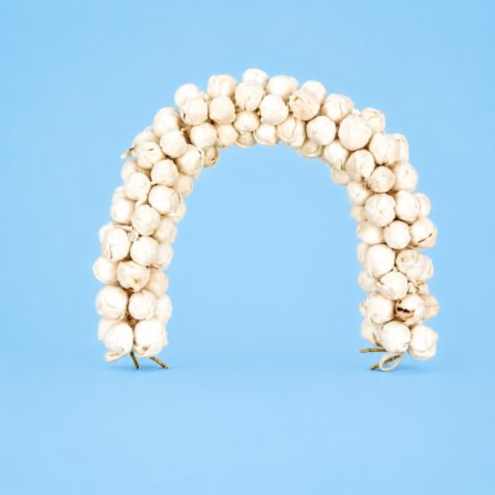 Elegant Artificial White Mogra Flower Hair Accessories for Women