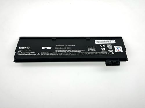 Image of WISTAR 01AV427 01AV425 SB10K97584 Battery for Lenovo Thinkpad T470 T480 P51S P52S TP25 T570 T580 A485 A475 Series 4X50M08812 01AV427 01AV422 01AV423 01AV492 01AV490 01AV428