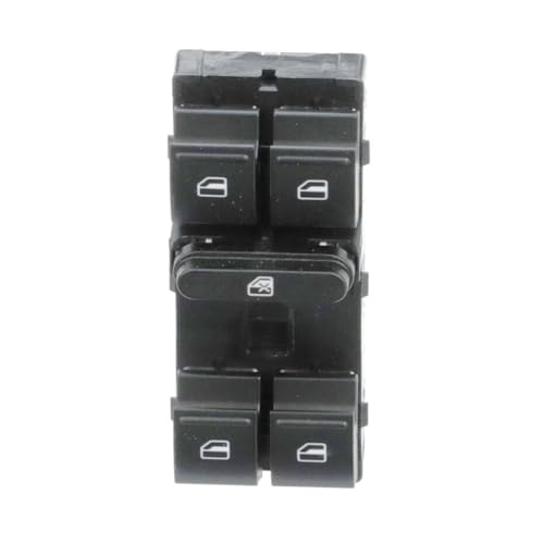 DUST GLOW for VW for Jetta 2006-2010 for Passat 2006-2010 2012-2015 for Tiguan 2009-2016 Left Driver Side Power Window Switch Black