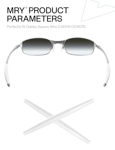 Image of Mryok Replacement Earsocks for Oakley Square Wire 2 (2014) Sunglasses - Options