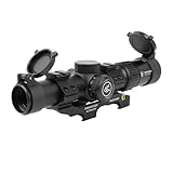 SWAMP DEER ライフルスコープ 1-5x24IR ショートスコープ コンパクトスコープ 可変ズーム照準器 20mmワンピースマウント付き