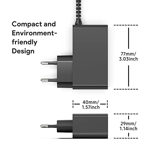 KFD 12V 2A 24W Oplader Acculader Voeding voor CHUWI Herobook Pro 14.1 Zoll Notebook, Jumper EZBOOK 3 Pro X3 X4 3 Plus, Medion Akoya E2221T S2218 2217 E2213, LincPlus P1, TECLAST F6 Laptop 13,3" AC Lader Netvoeding Adapter 3,5 * 1,35mm - Afbeelding 5