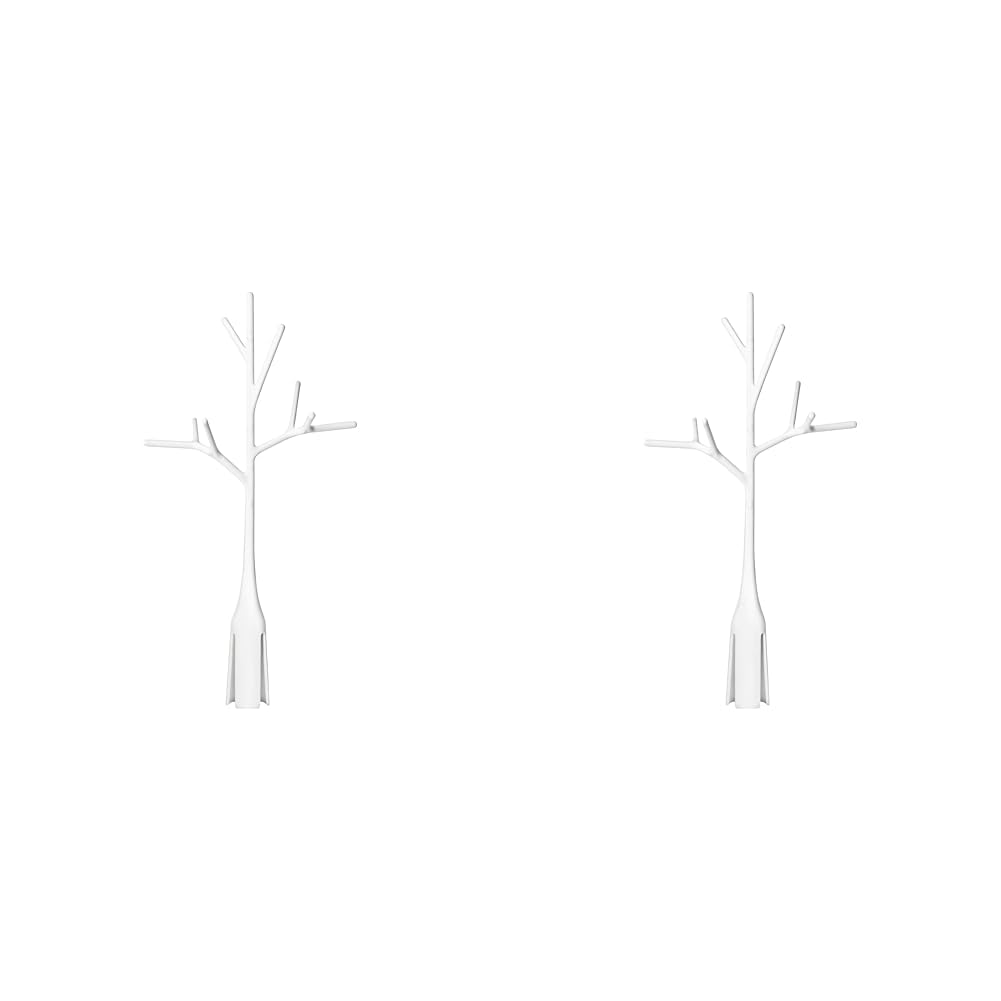 Boon Twig Grass and Lawn Drying Rack Accessory, White (Pack of 2)